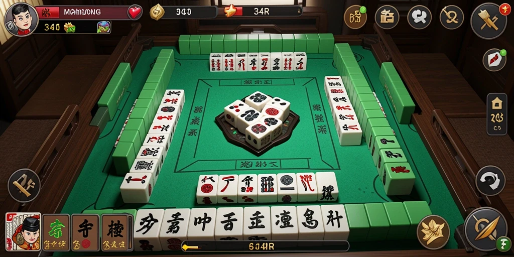 Tampilan gameplay Mahjong yang menawan dan penuh tantangan.