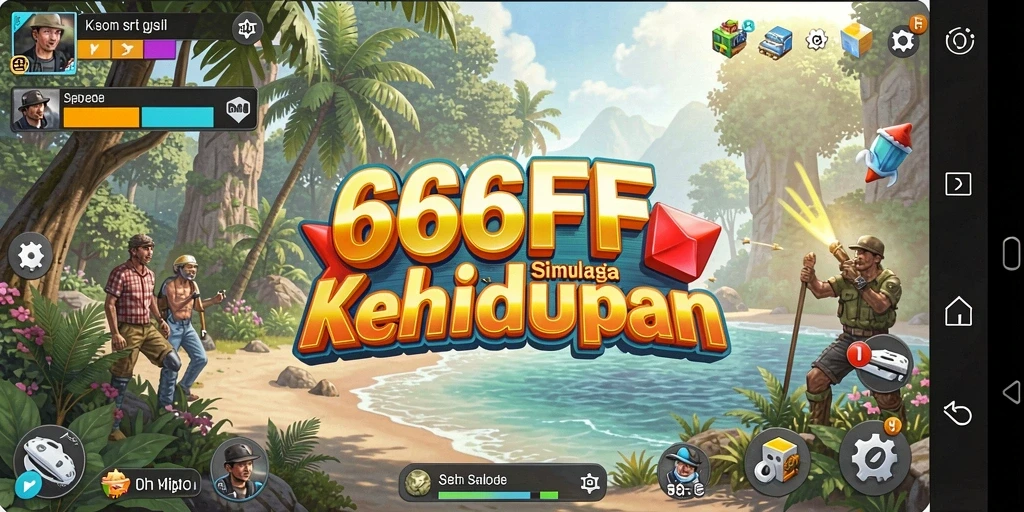 Screenshot menampilkan gameplay simulasi yang nyata dan interaktif.