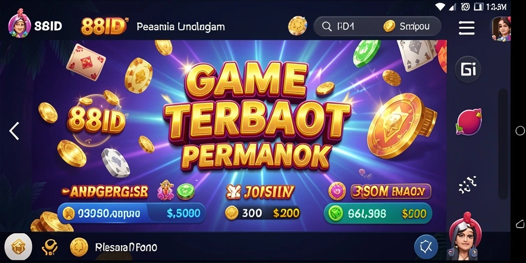 Tampilan menarik dari gameplay Slot di 88ID.
