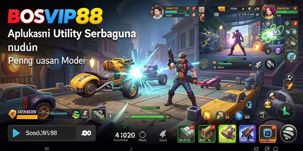 Tampilan antarmuka yang intuitif dari BOSVIP88 dalam aplikasi Utility.