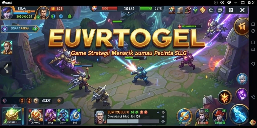 Tampilan gameplay SLG yang menyenangkan dan interaktif di EUROTOGEL.