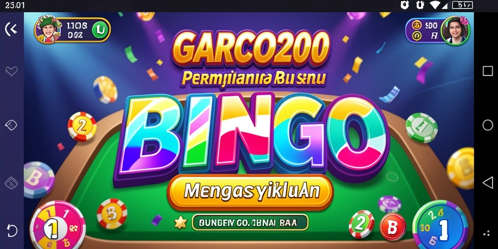 Gameplay seru GARCO200 menampilkan suasana Bingo yang menarik.