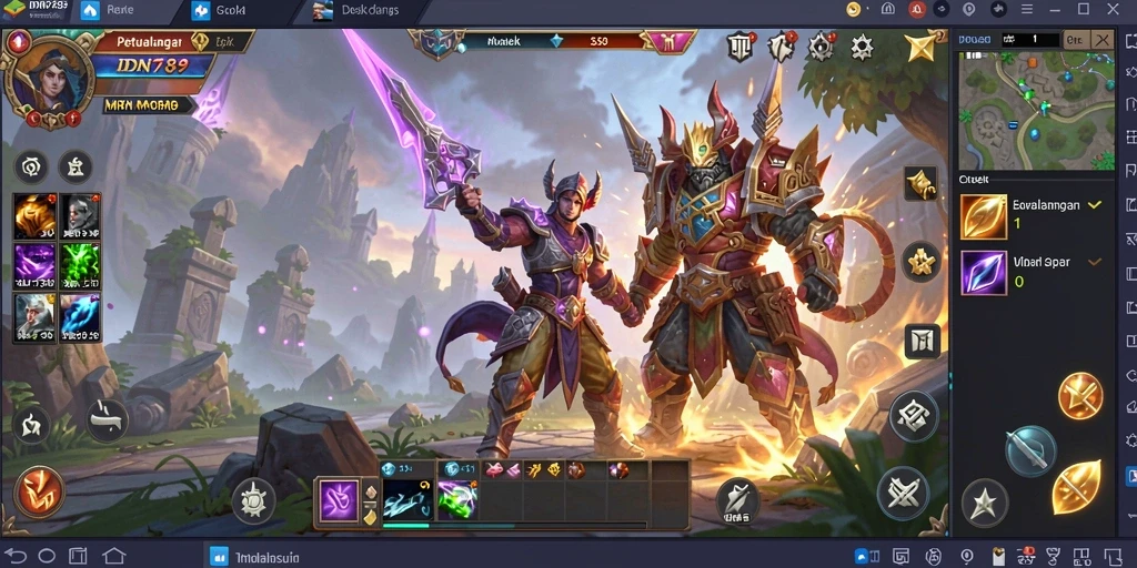 Screenshot IDN789 menampilkan aksi seru dari gameplay MMORPG yang mendebarkan.