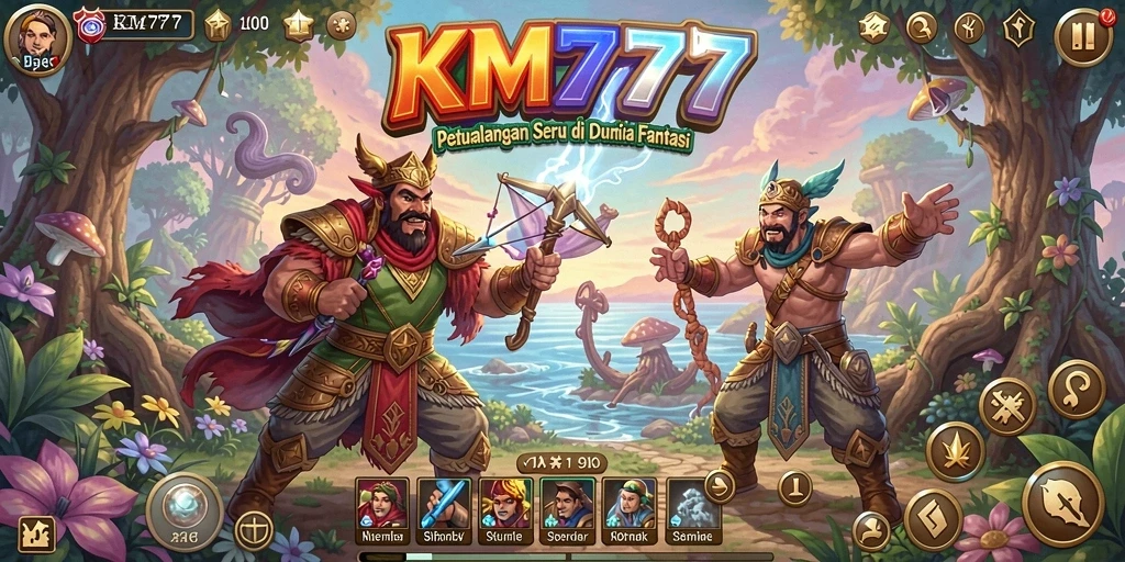 Screenshot gameplay KM777 dengan petualangan yang menakjubkan.