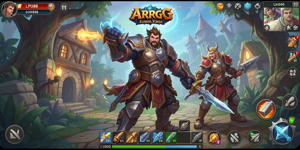 Gameplay menarik dalam dunia ARPG yang mendebarkan.
