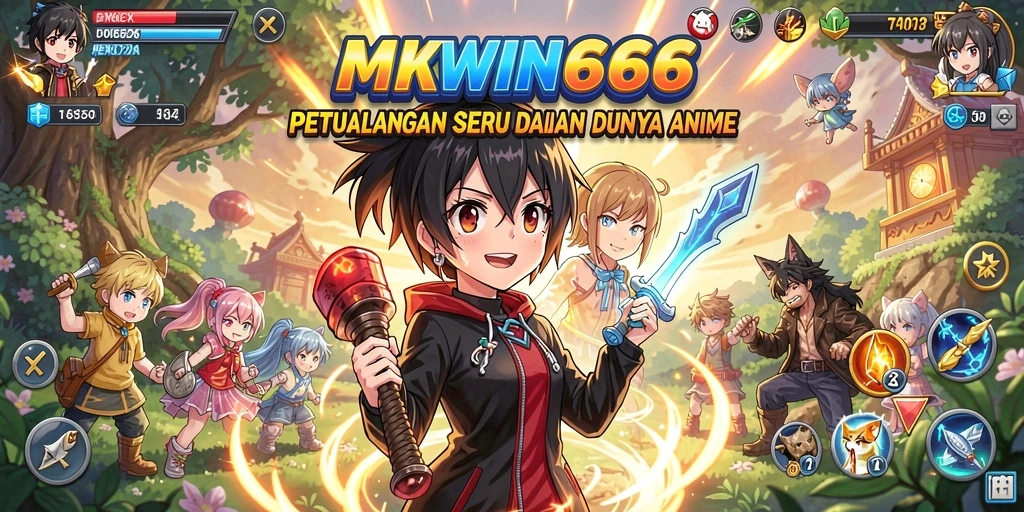Gameplay seru MKWIN666 dengan karakter anime yang menarik.
