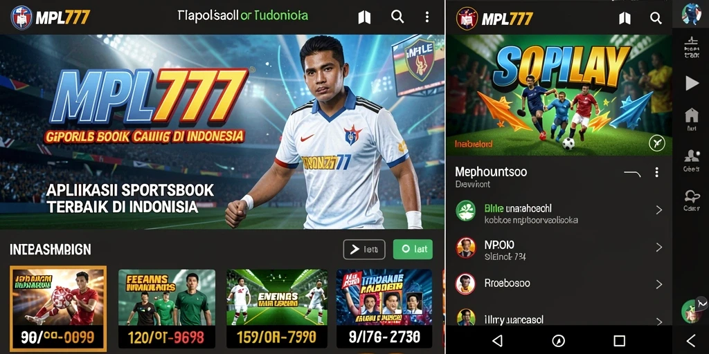 Tampilan gameplay Sportsbook yang menarik dan interaktif di MPL777.