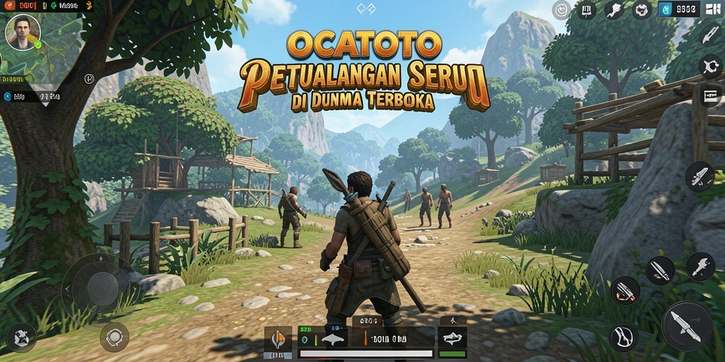 Gameplay seru di dunia terbuka OCATOTO menunggu untuk dijelajahi.