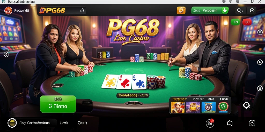 Pengalaman bermain Live Casino yang seru dan interaktif di PGG68.