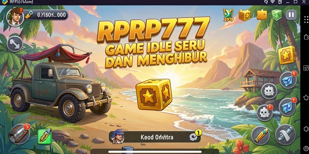 Tampilan gameplay RPRP777 yang menarik dengan karakter unik.