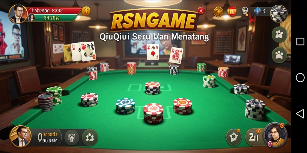 Tampilan gameplay QiuQiu yang seru dan mendebarkan di RSNGAME.