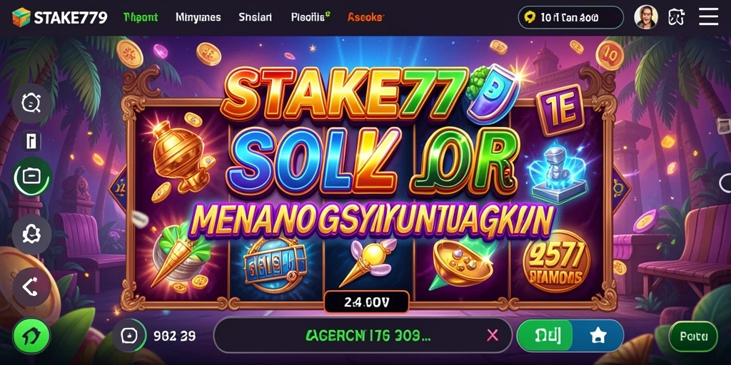 Tampilan gameplay STAKE779 yang menarik dan penuh warna.