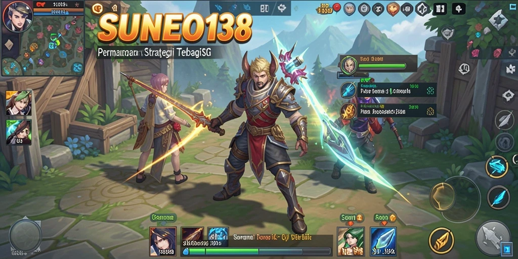 Tangkapan layar gameplay <strong>SUNEO138</strong> yang menunjukkan pertempuran strategis yang intens.