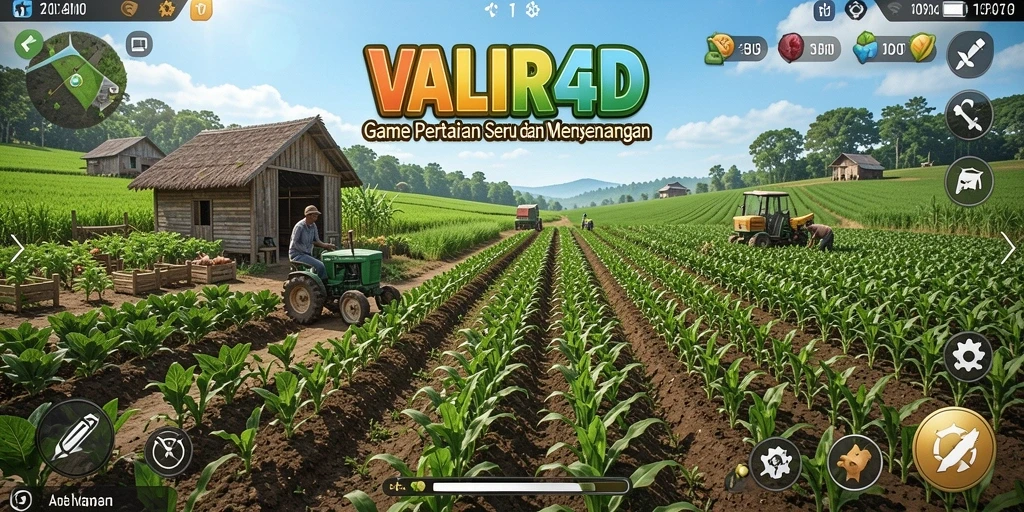 Gameplay Farming VALIR4D yang menarik dan interaktif.