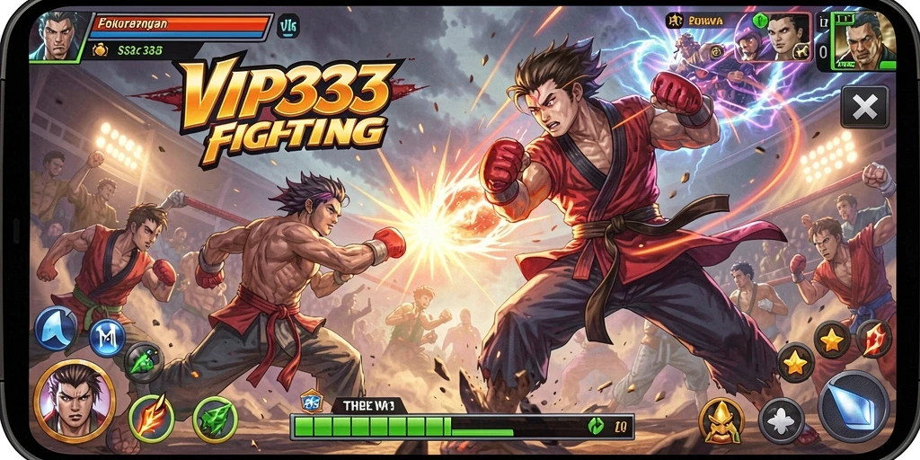 Tangkapan layar gameplay <strong>VIP333</strong> menampilkan aksi pertarungan yang mendebarkan.